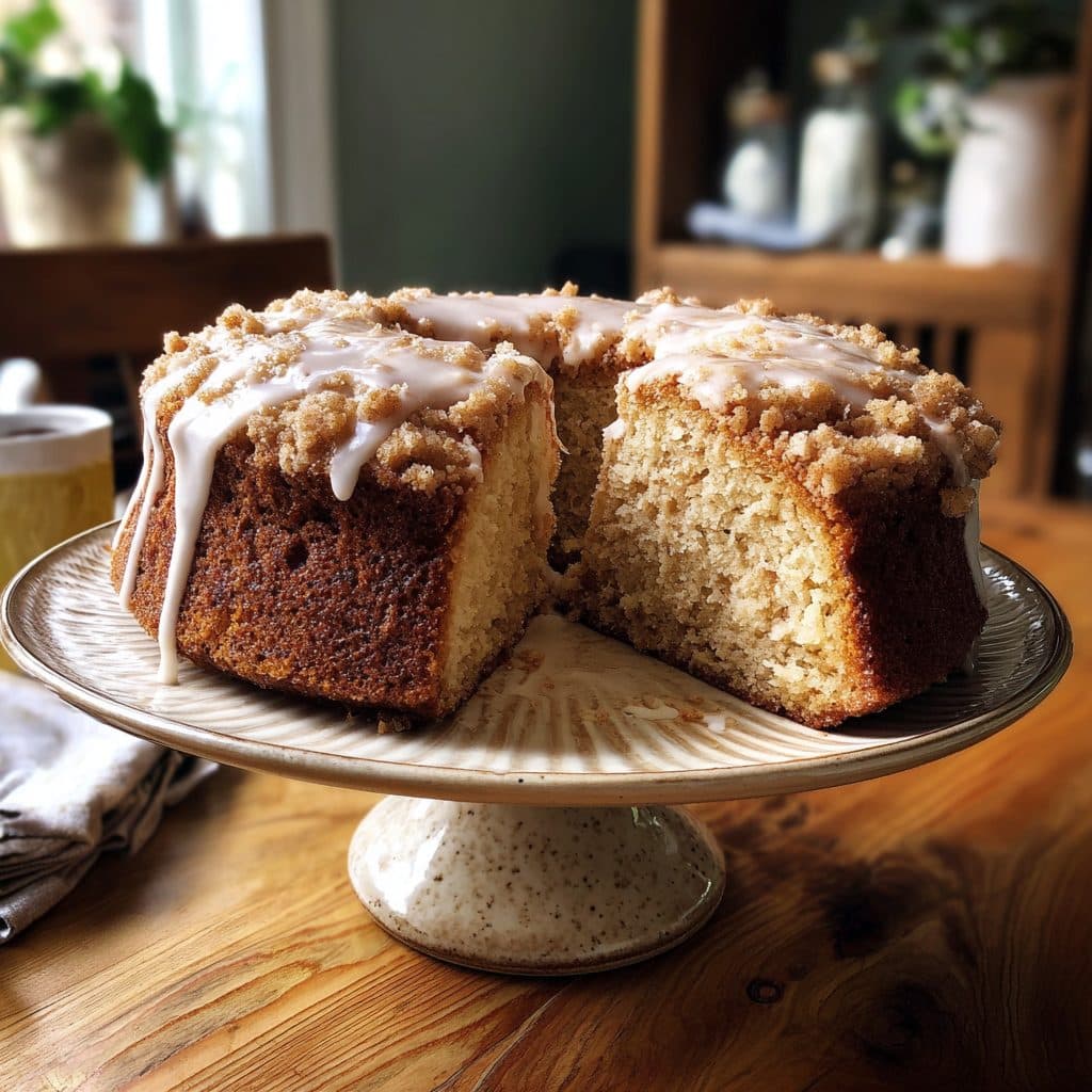 Alcohol-Free Irish Cream Coffee Cake