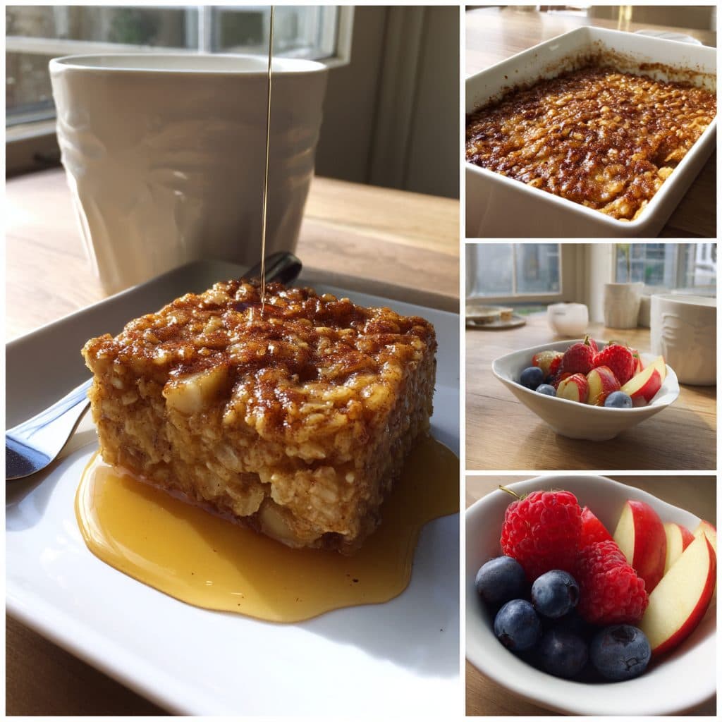 Apple and Cinnamon Baked Oatmeal