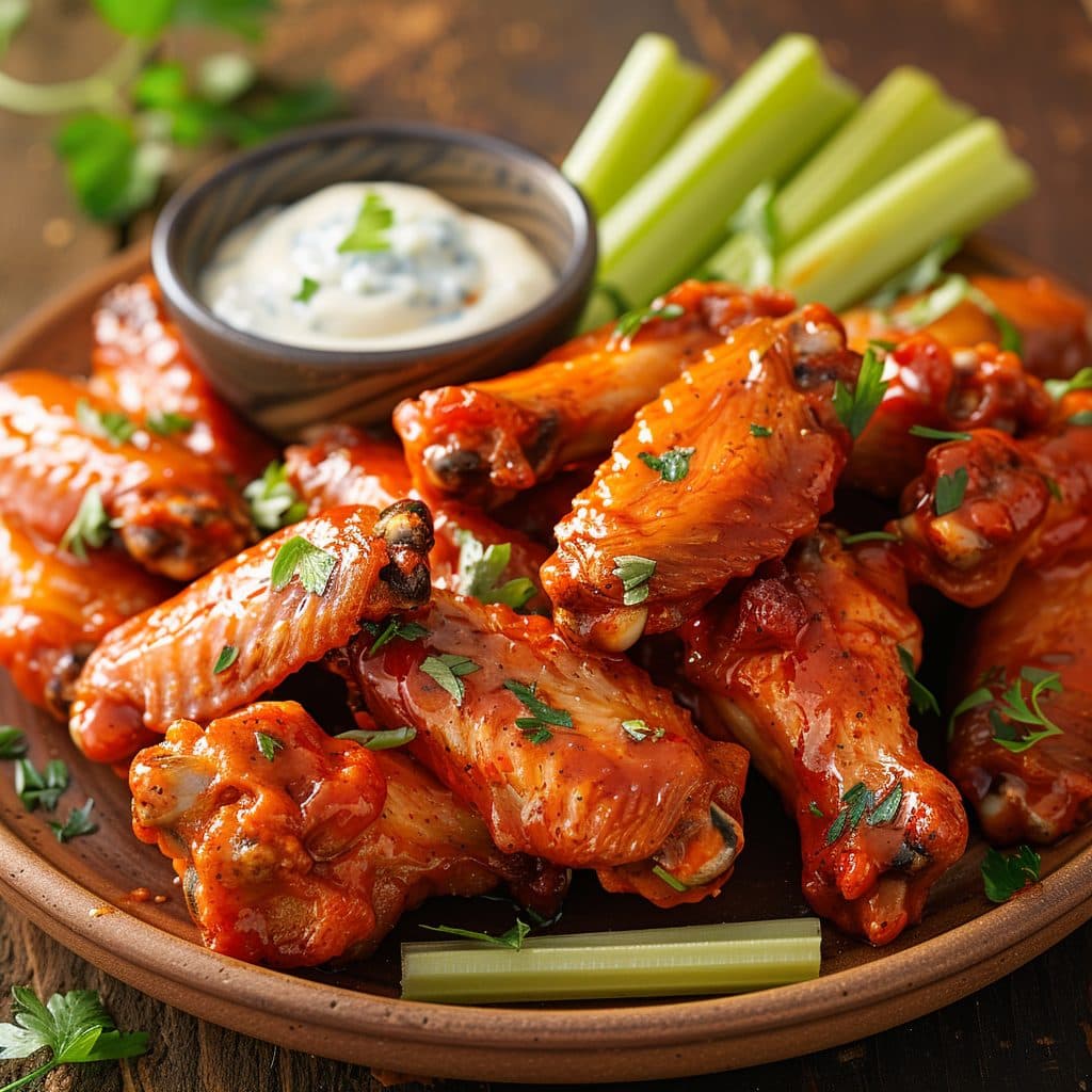Baked Buffalo Chicken Wings