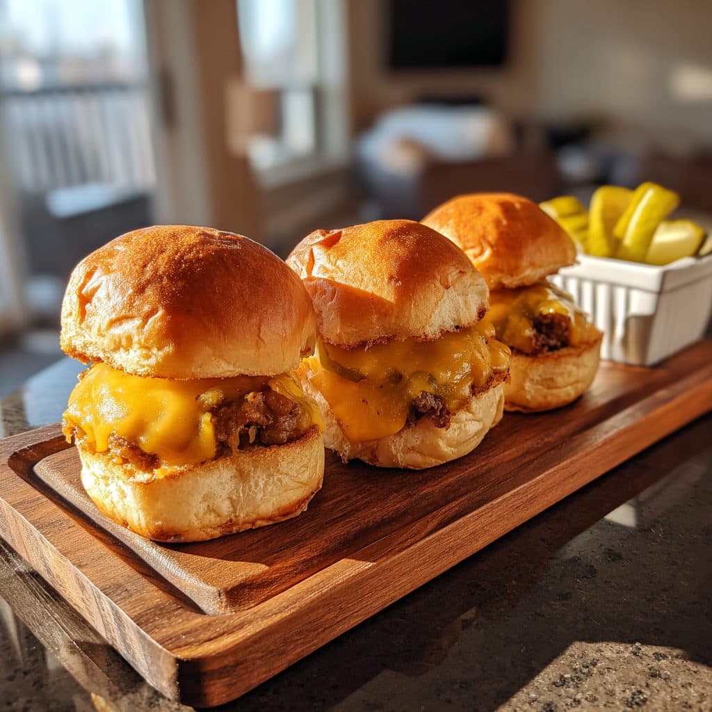Beef and Cheddar Sliders