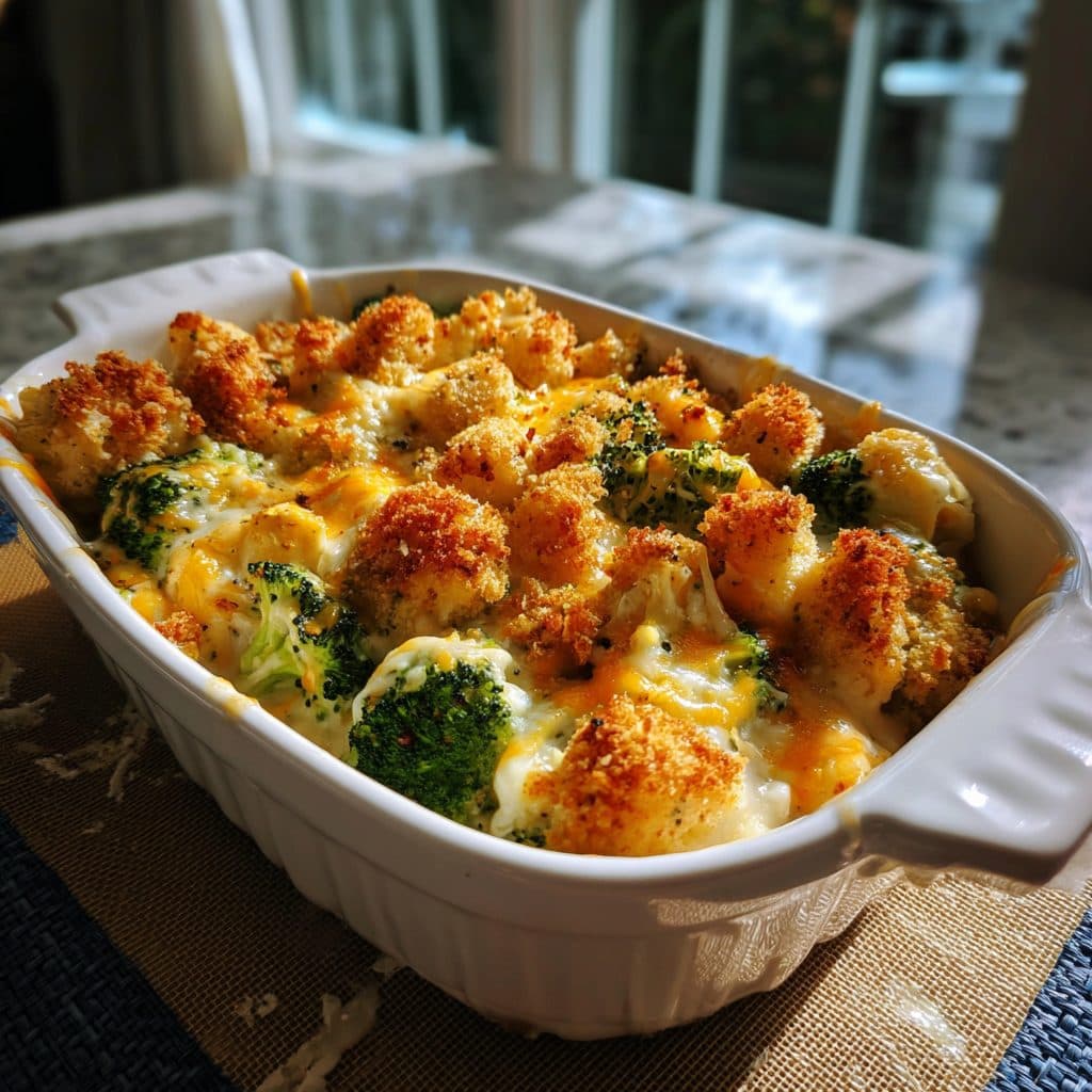 Cheesy Broccoli and Chicken Casserole