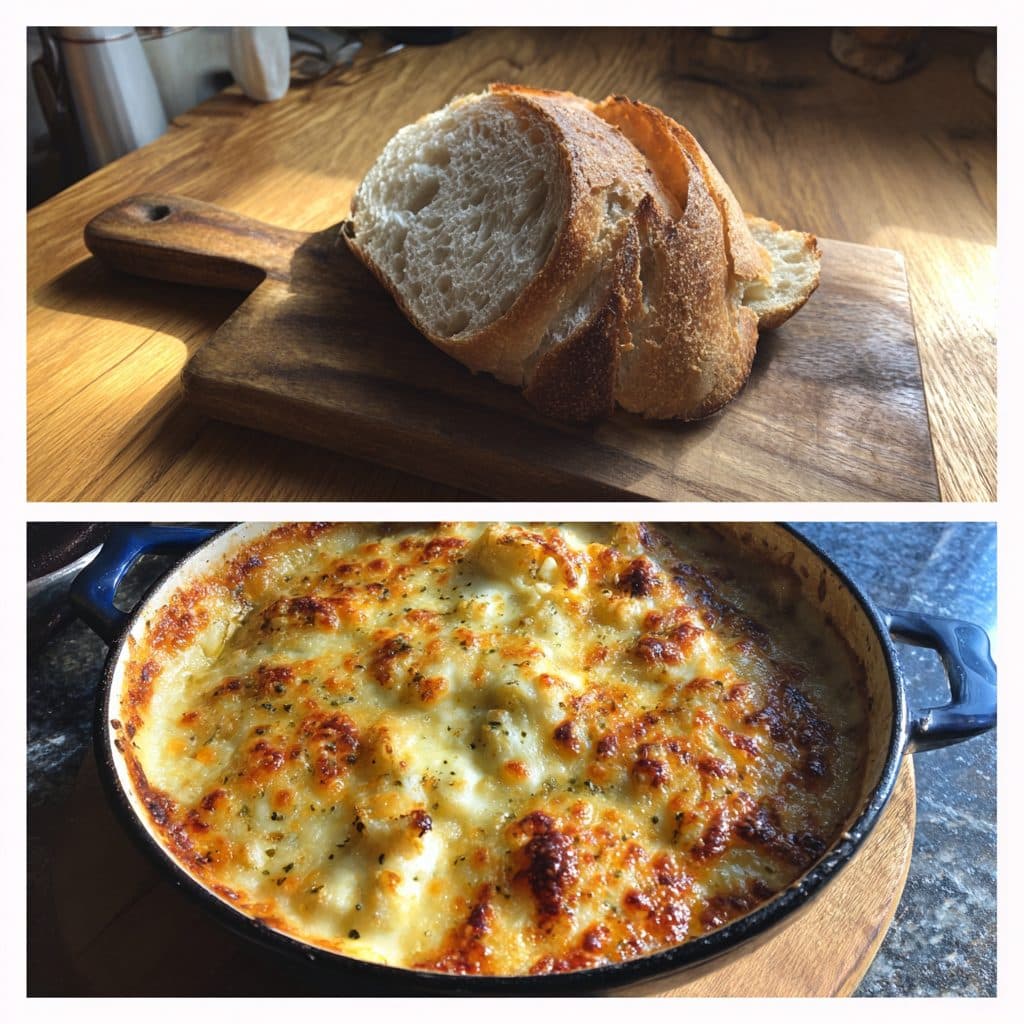 Cheesy Chicken and Leek Gratin