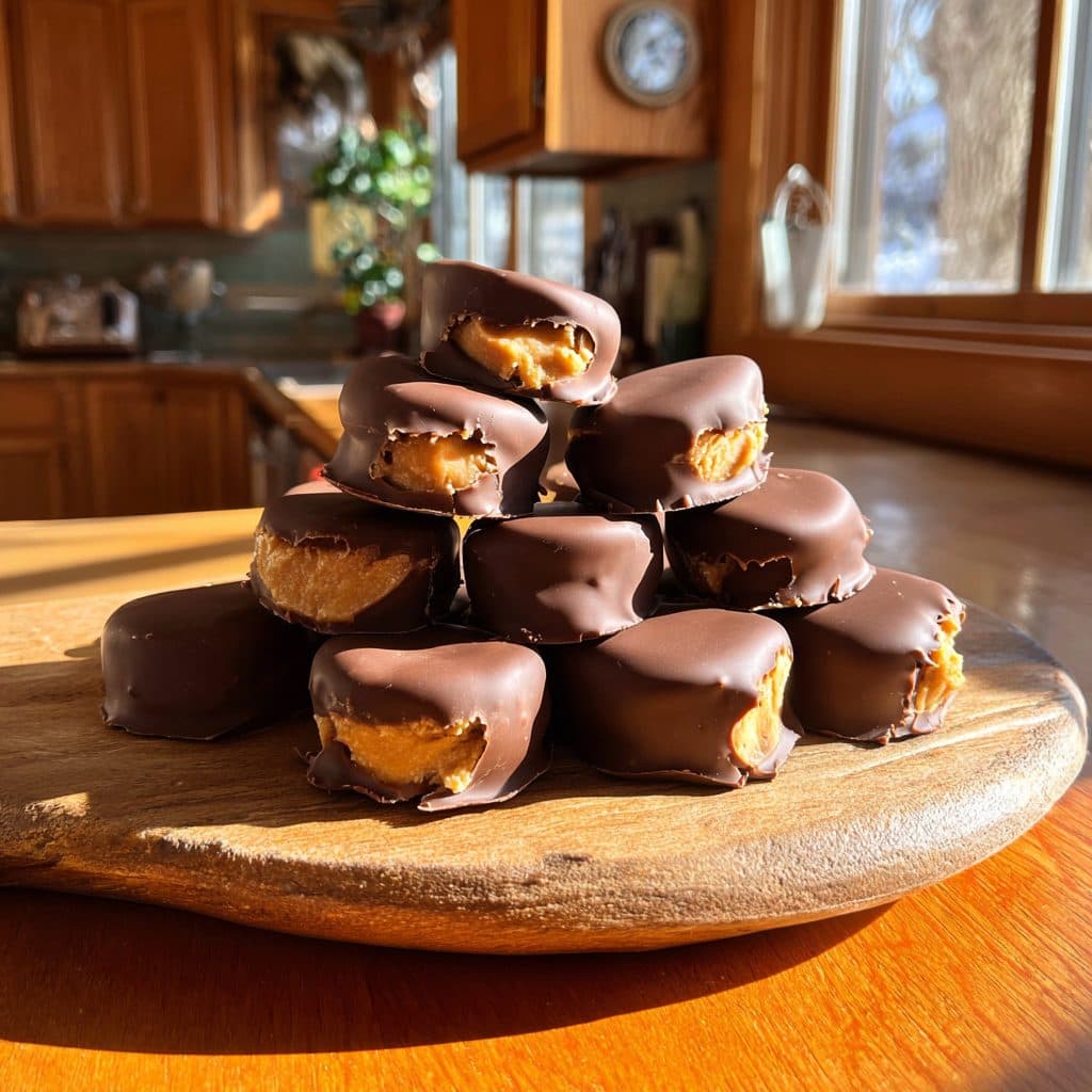 Chocolate Peanut Butter Buckeyes