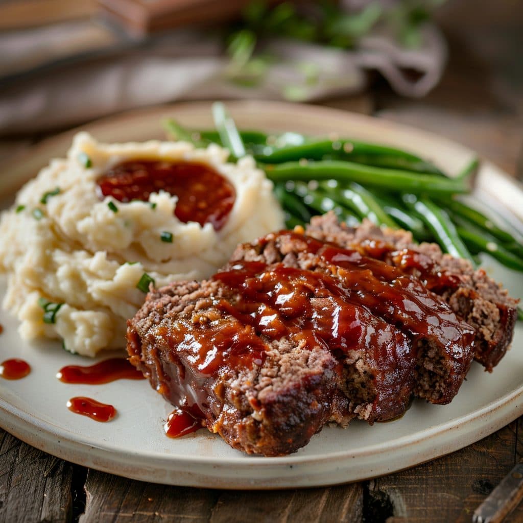 Classic Beef Meatloaf with Tangy Glaze