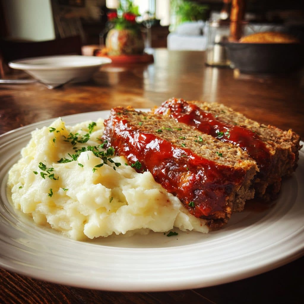 Classic Beef Meatloaf with Tangy Glaze