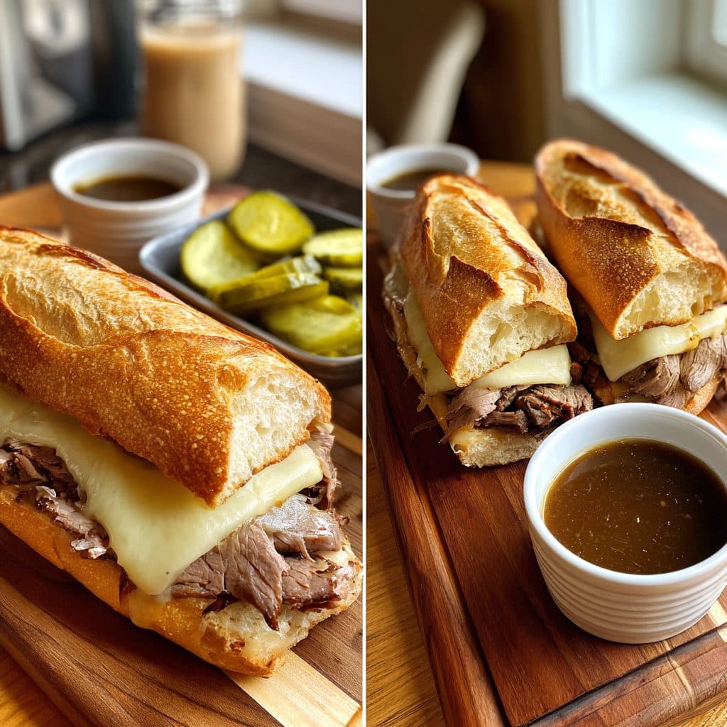 Classic French Dip Sandwiches with Au Jus