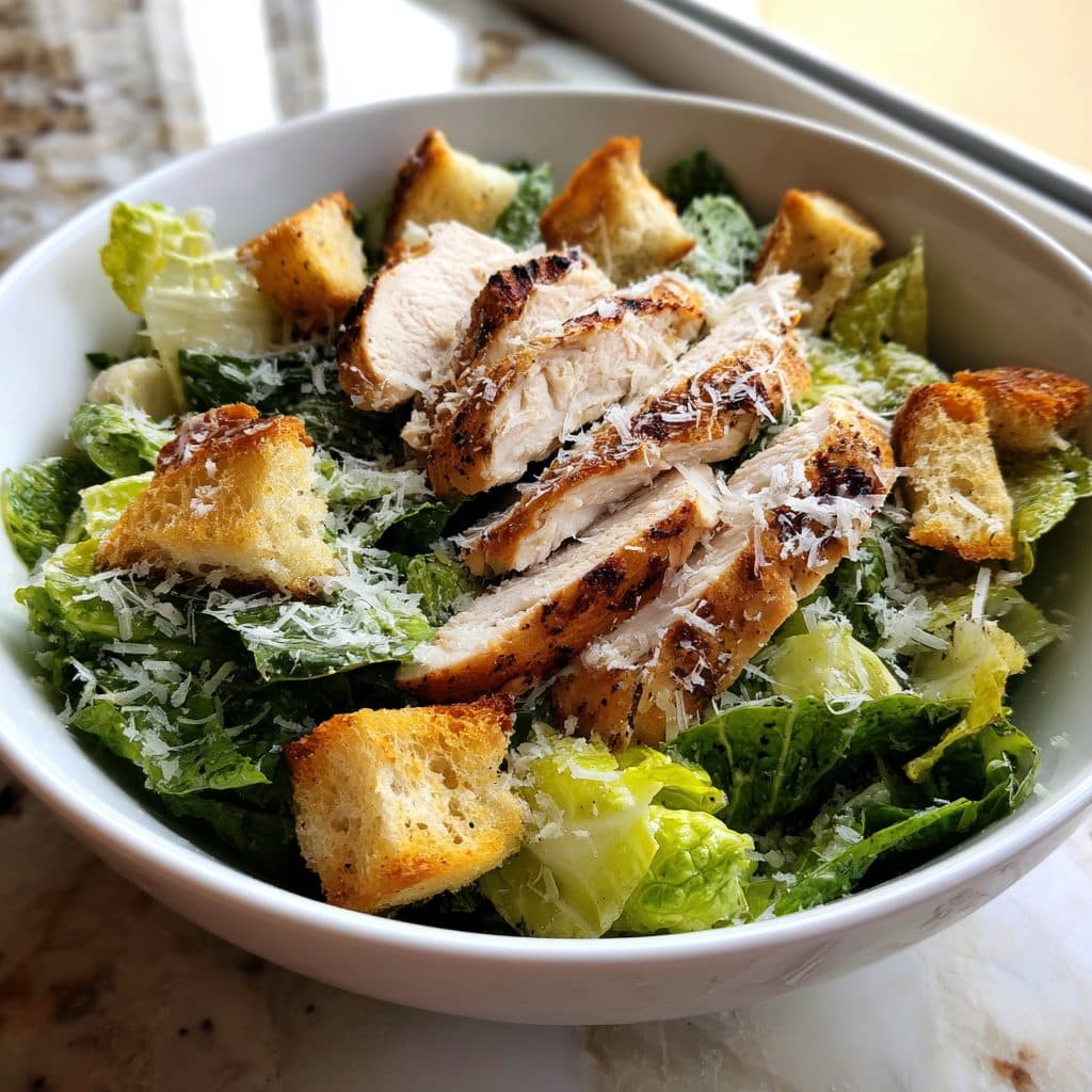 Classic Grilled Chicken Caesar Salad