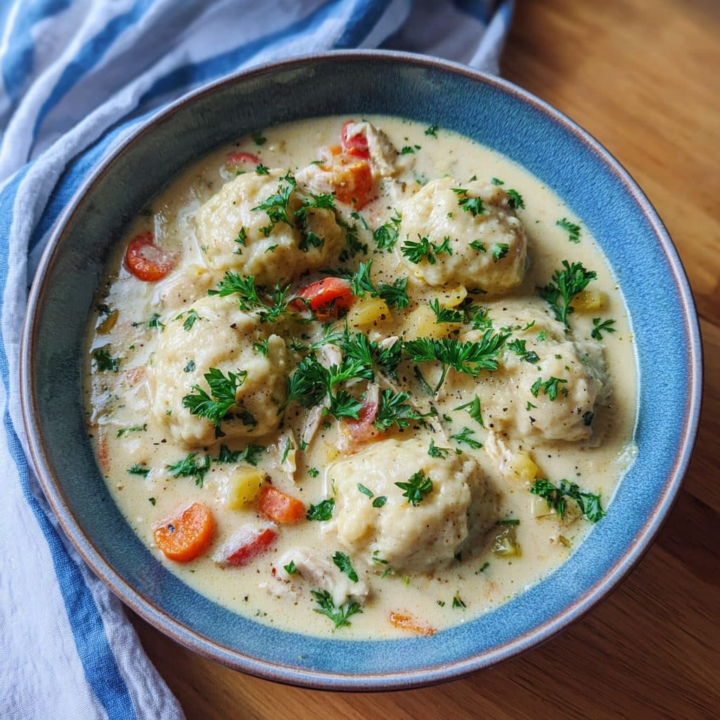 Classic Homestyle Chicken and Dumplings