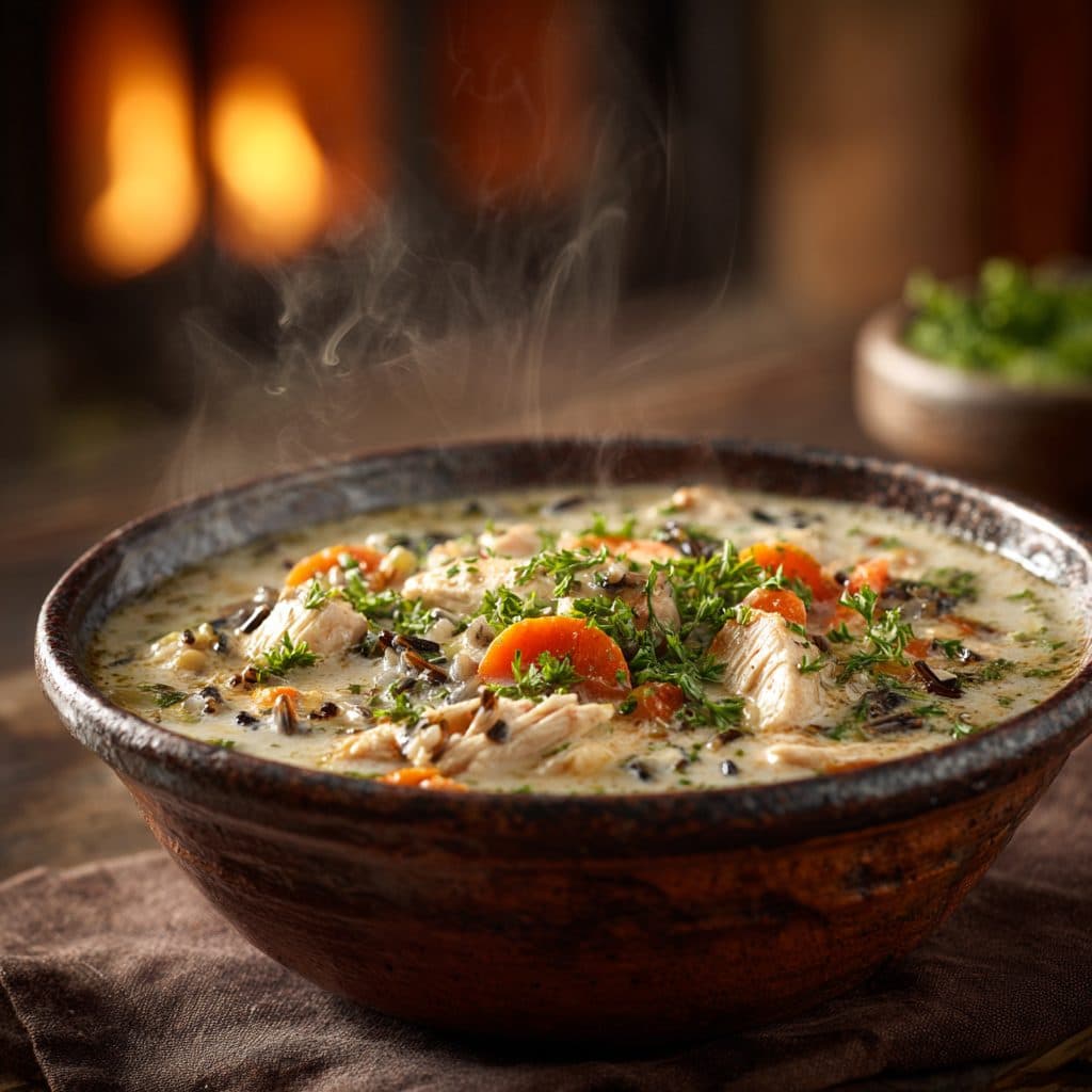 Creamy Chicken and Wild Rice Soup
