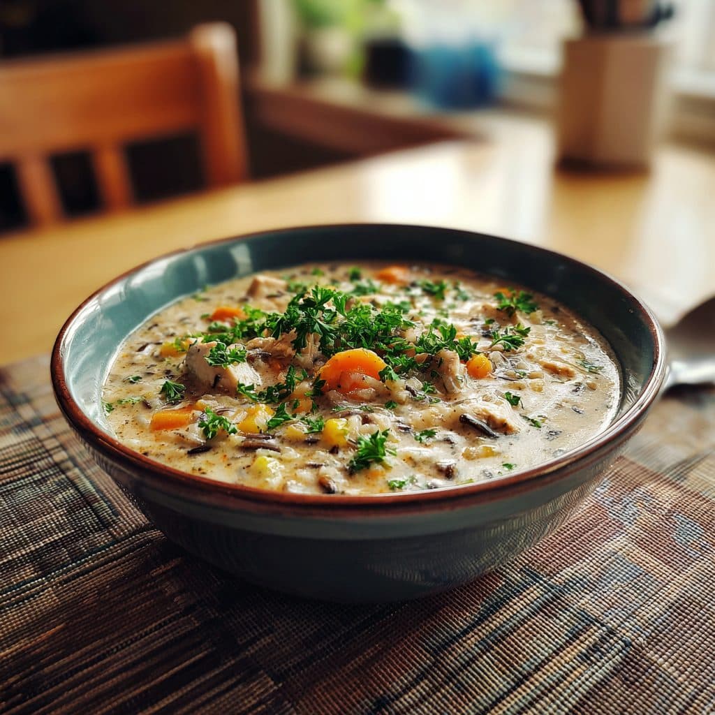 Creamy Chicken and Wild Rice Soup