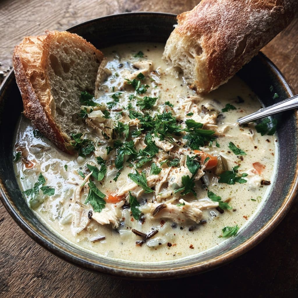 Creamy Chicken and Wild Rice Soup