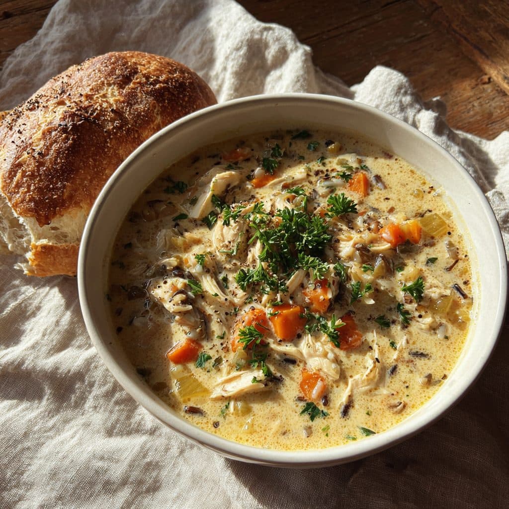 Creamy Chicken and Wild Rice Soup