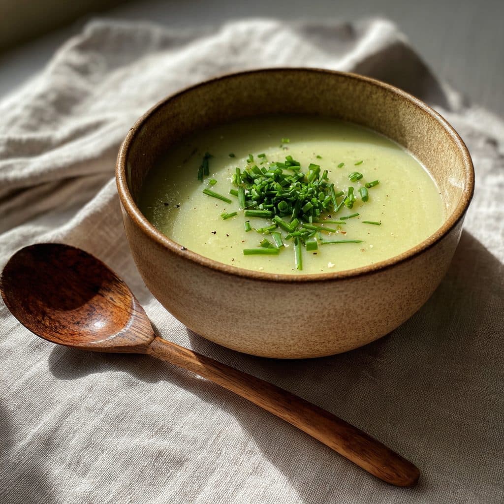 Creamy Vegan Leek and Potato Soup
