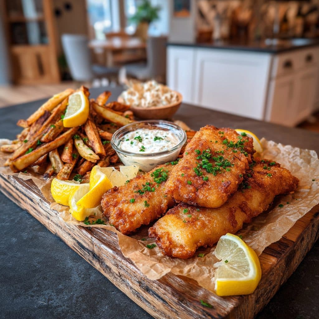 Crispy Baked Fish and Chips