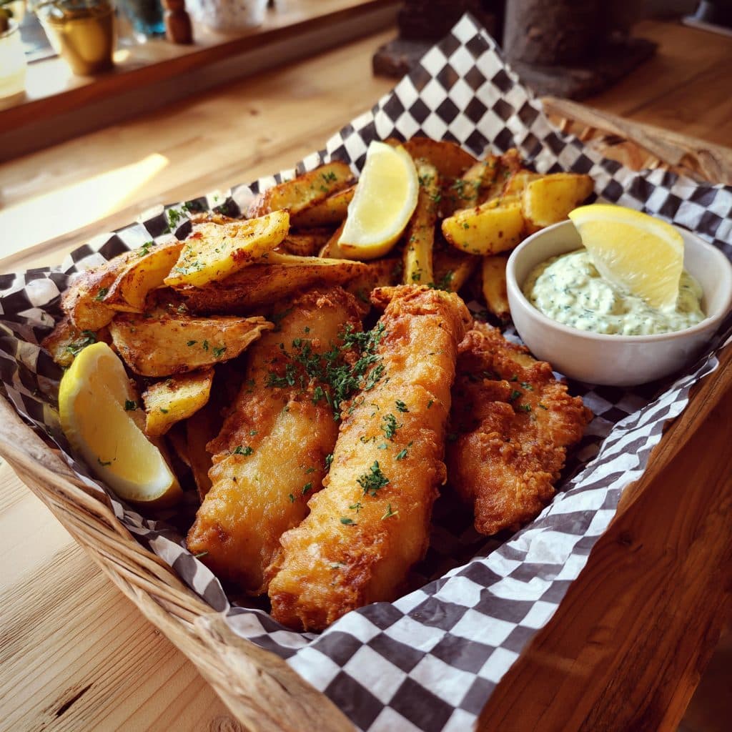 Crispy Baked Fish and Chips