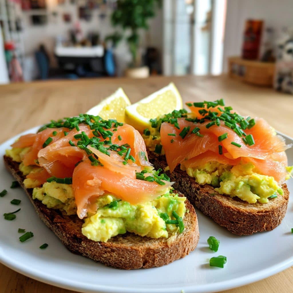 Green Eggs and Smoked Salmon Toast