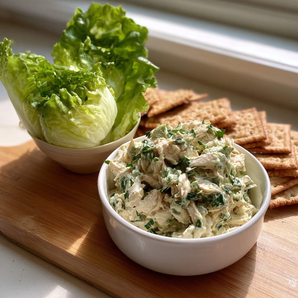 Green Goddess Chicken Salad with Fresh Herbs