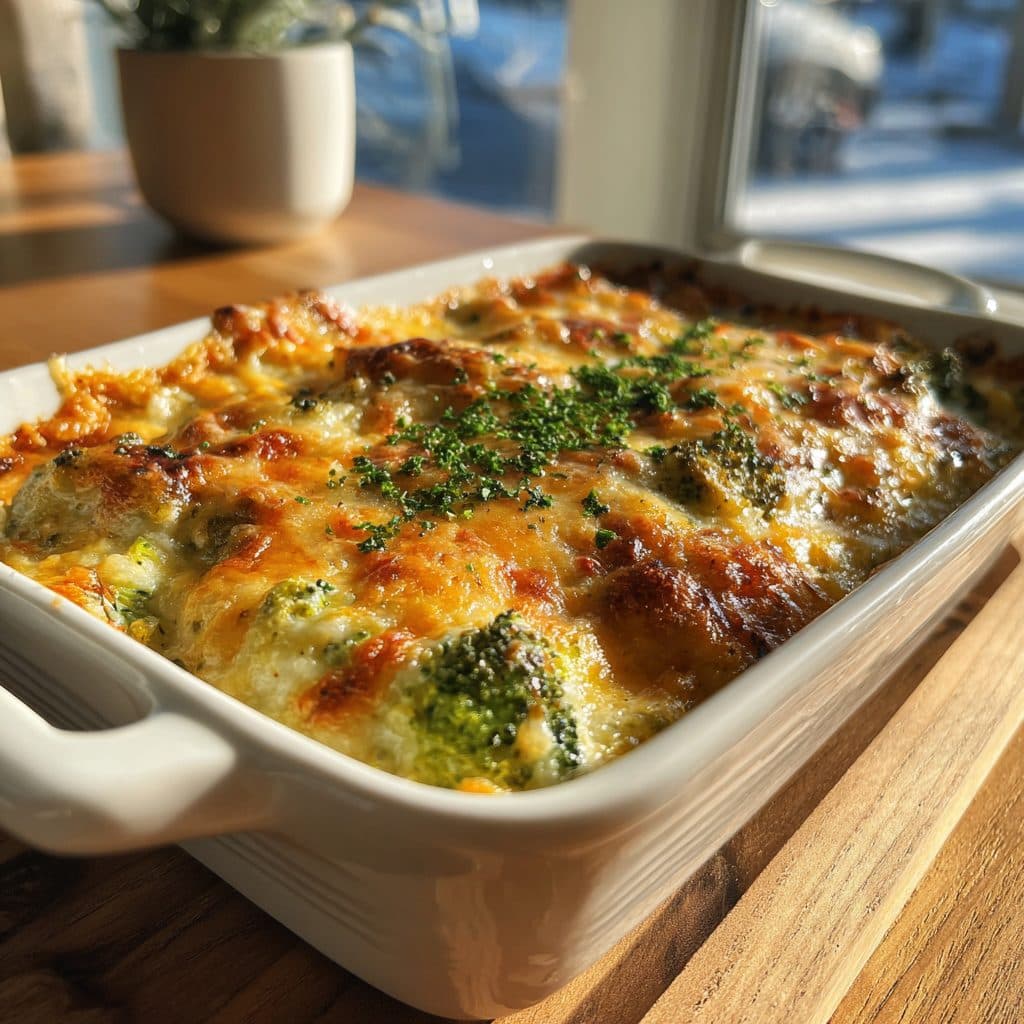 Green Machine Chicken and Rice Bake