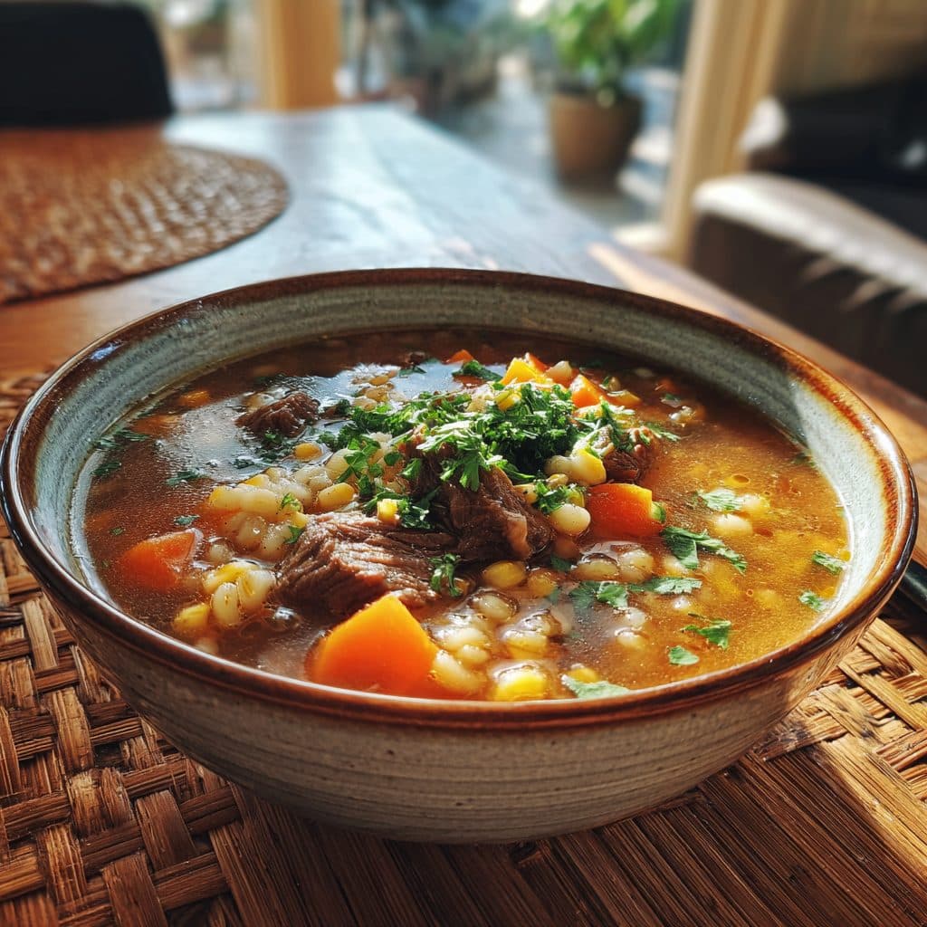 Hearty Beef and Barley Soup
