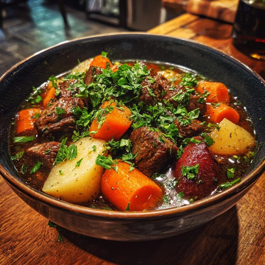 Hearty Beef and Root Vegetable Stew
