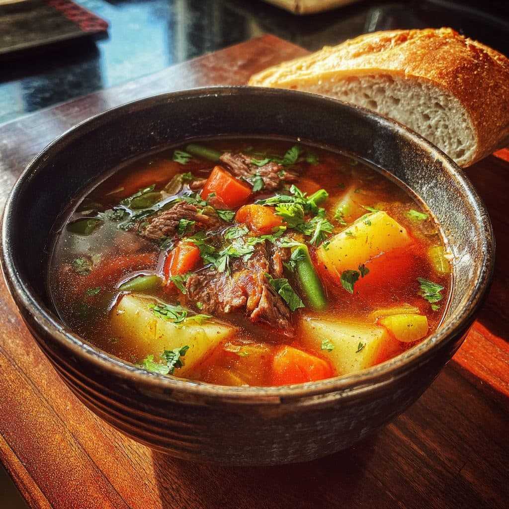 Hearty Beef and Vegetable Soup