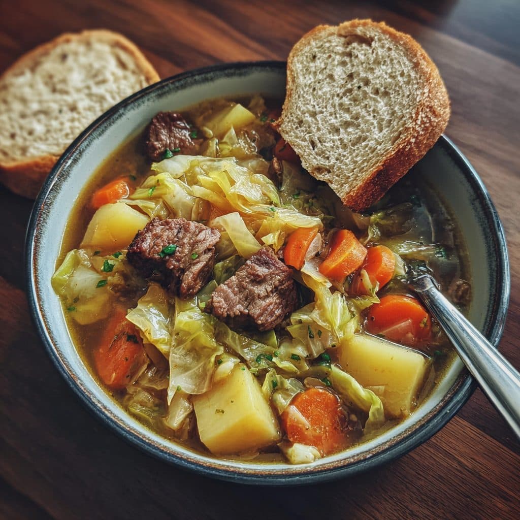 Hearty Beef & Cabbage Stew