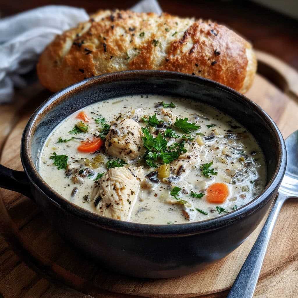 Hearty Chicken and Wild Rice Soup