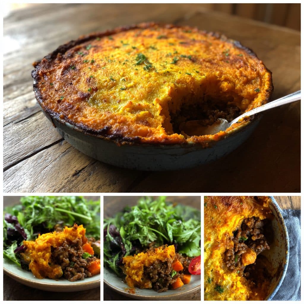 Hearty Shepherd's Pie with Sweet Potato Topping