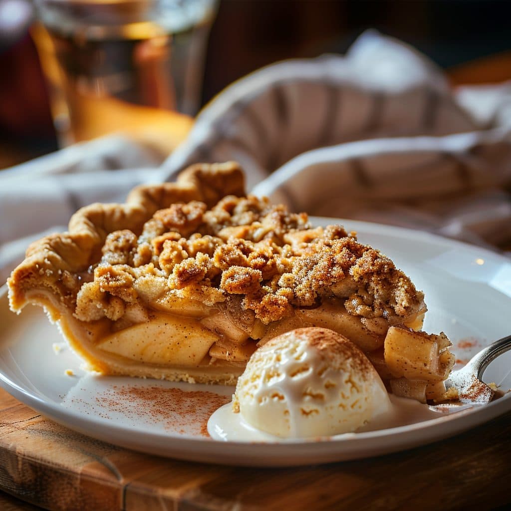 Homestyle Apple Pie with Cinnamon Streusel