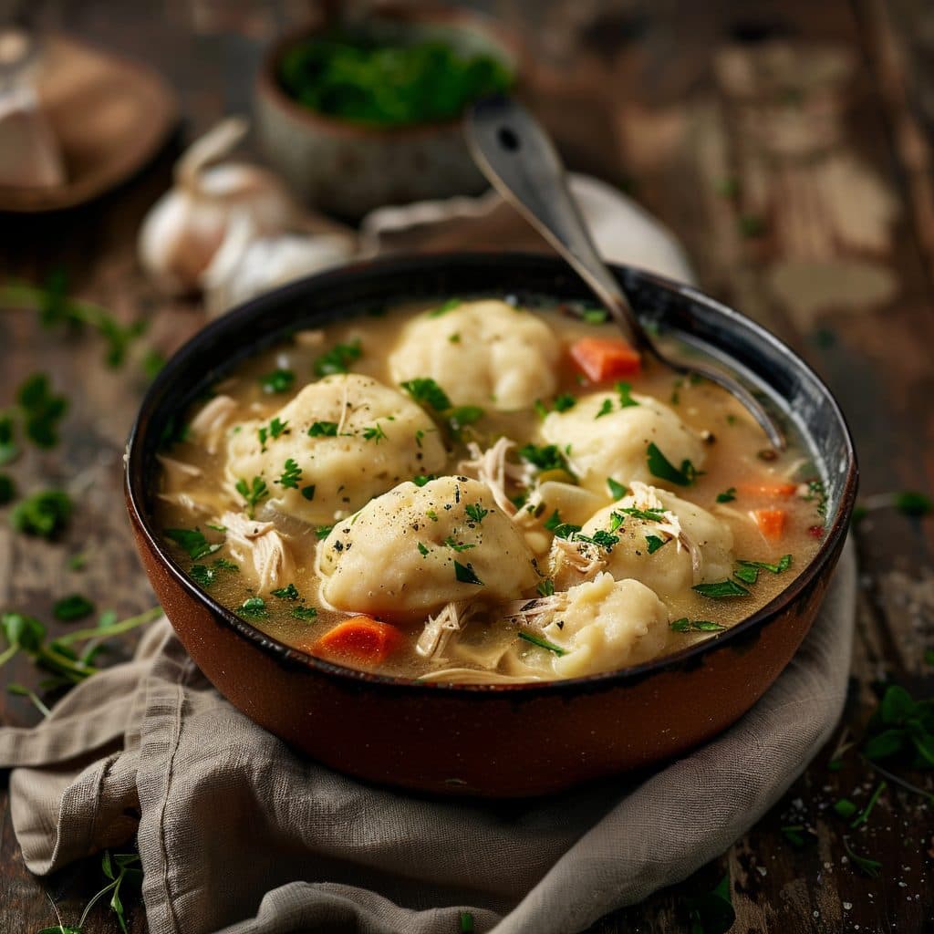 Homestyle Chicken and Dumplings