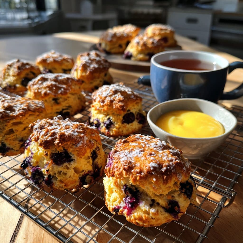 Lemon Blueberry Scones