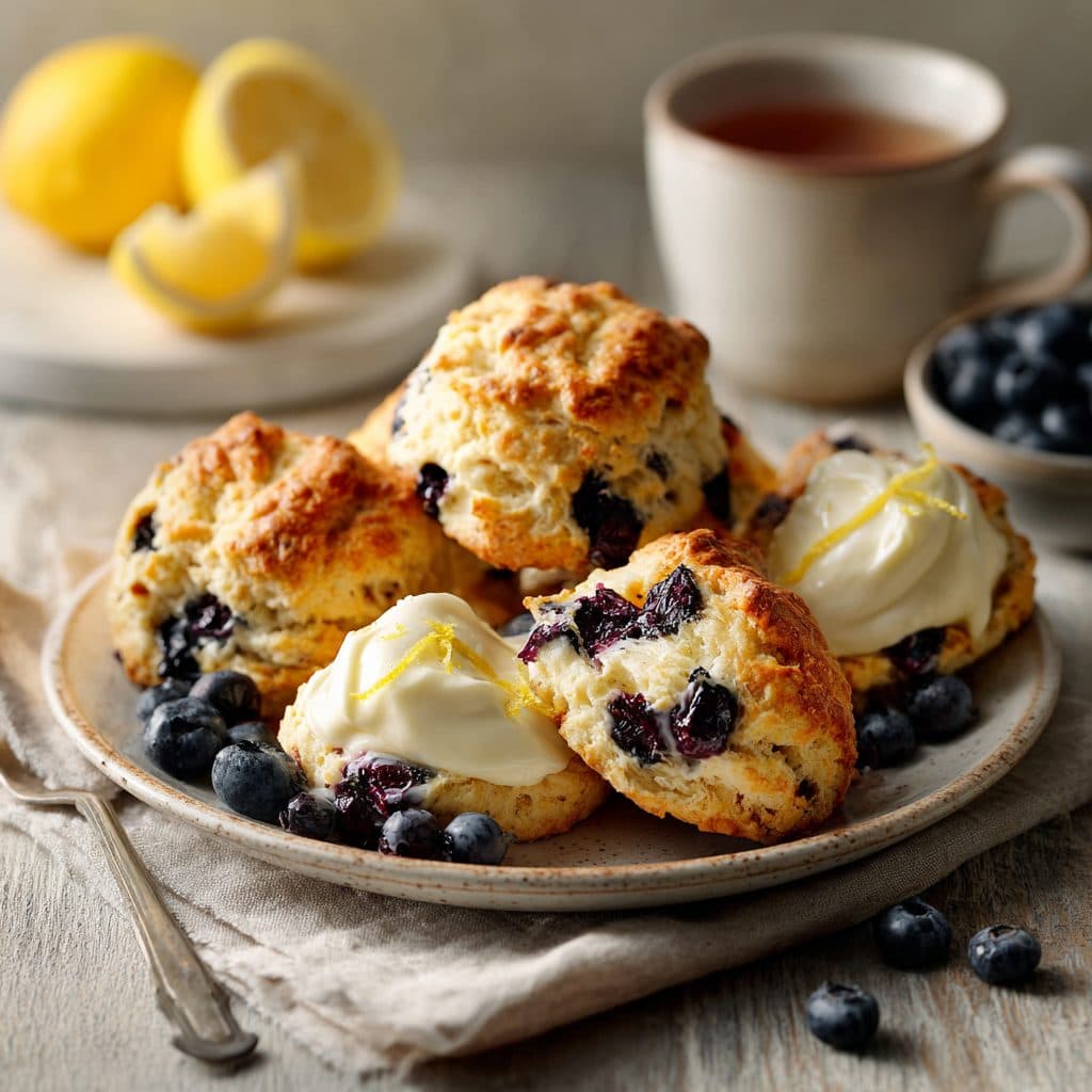 Lemon Blueberry Scones