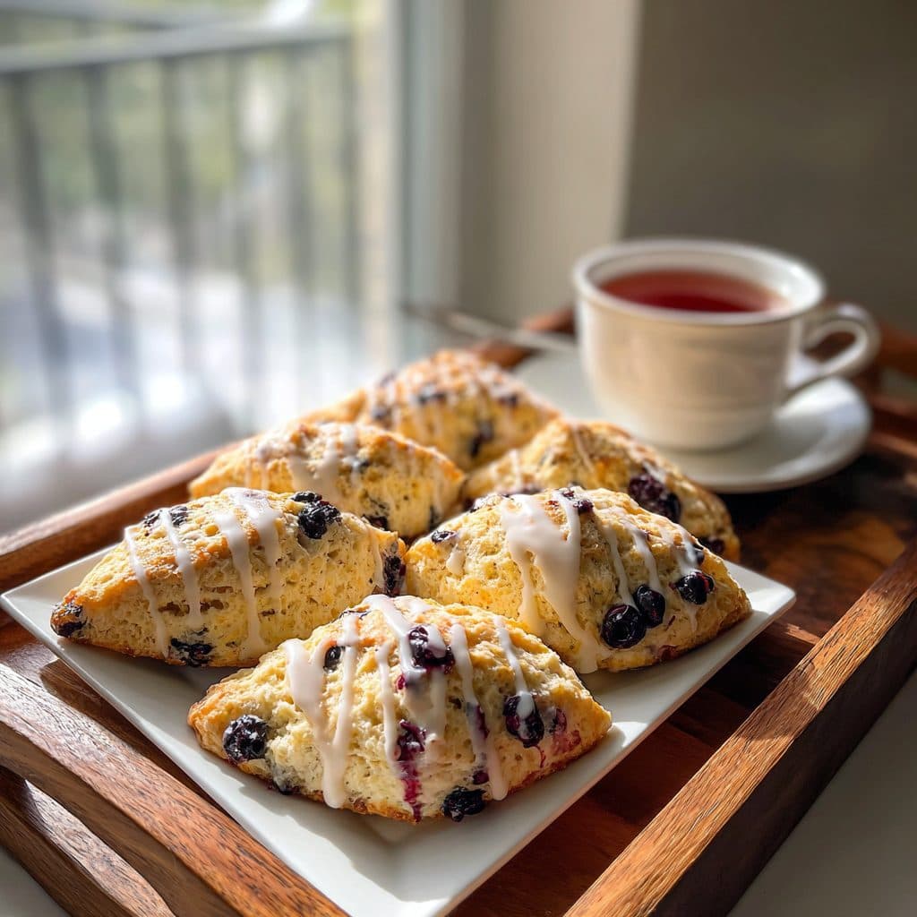Lemon Blueberry Scones