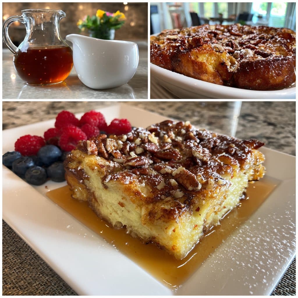 Maple Pecan French Toast Bake