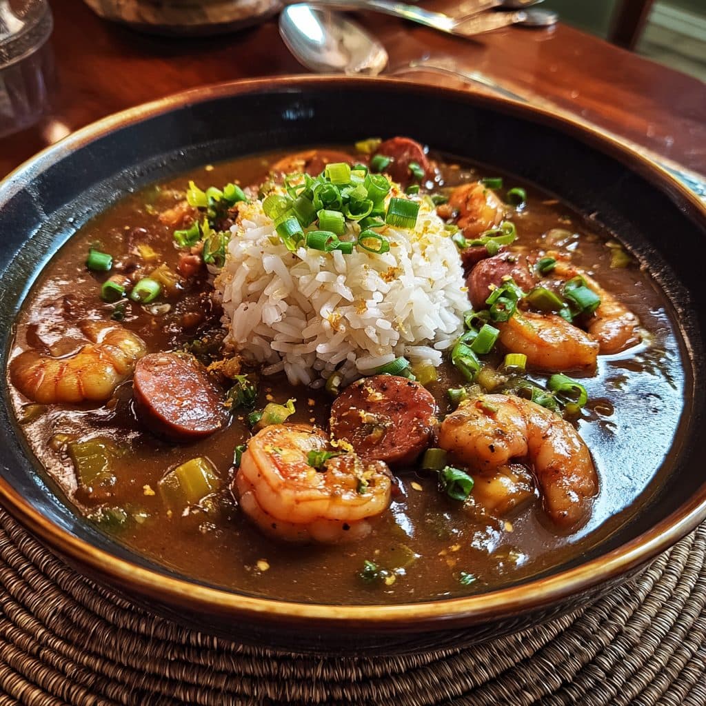 New Orleans Gumbo with Shrimp & Sausage
