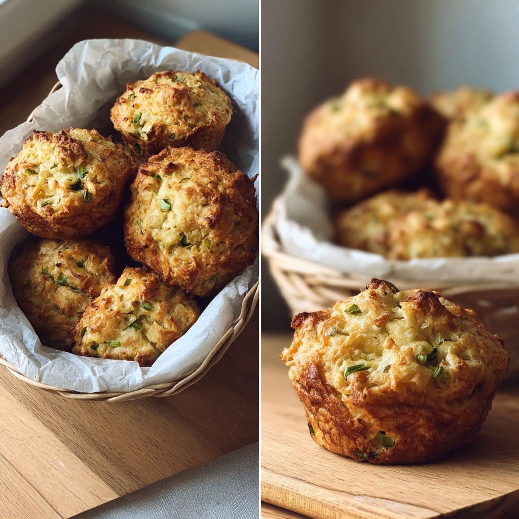 Savory Leek and Cheese Muffins