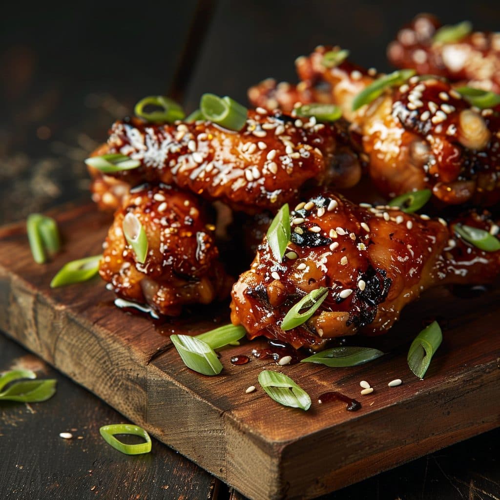 Sheet Pan Honey Garlic Chicken Wings