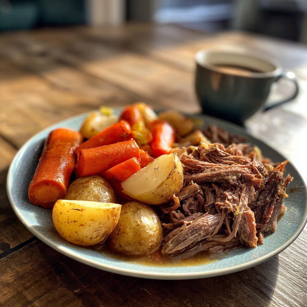Slow Cooker Beef Pot Roast with Root Vegetables