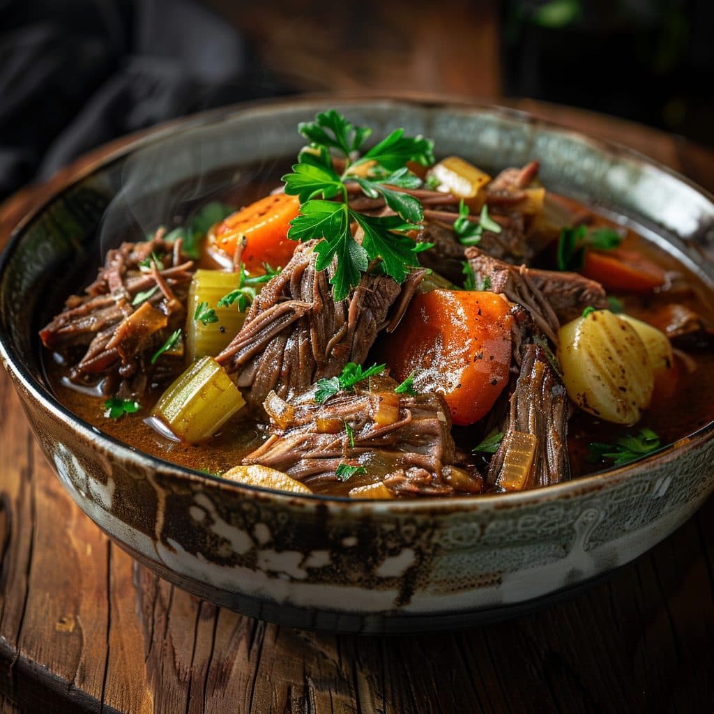 Slow Cooker Pot Roast with Root Vegetables