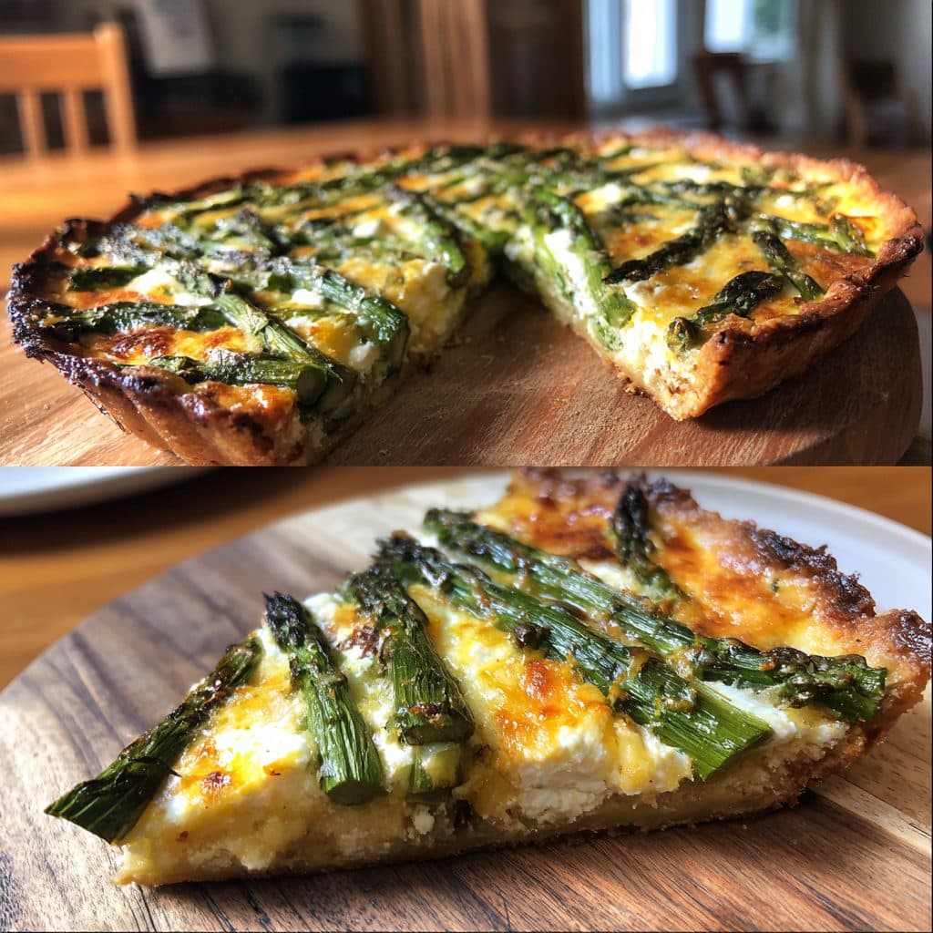 Spring Asparagus and Goat Cheese Tart