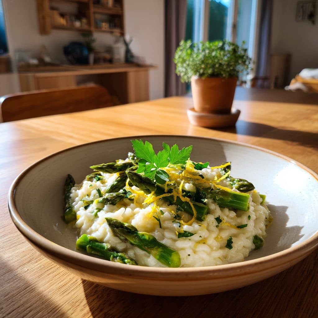 Spring Asparagus and Lemon Risotto
