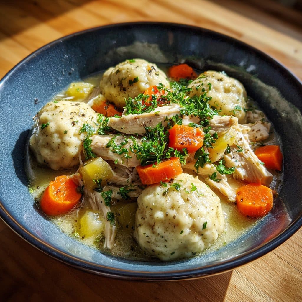 Spring Chicken and Dumplings