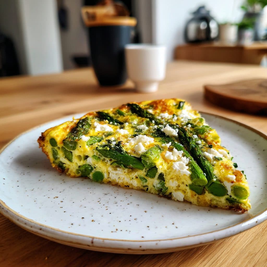 Spring Vegetable Frittata with Feta