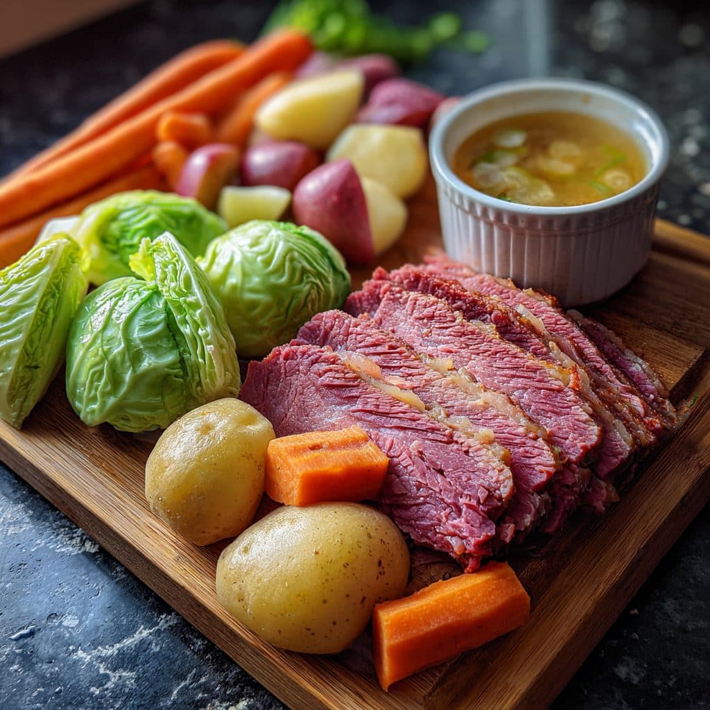 Traditional Corned Beef and Cabbage